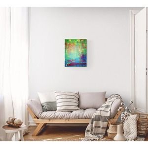 Original Abstract Acrylic Painting by Melodia Morales 16"x 20" Nov 9/13 Stunning